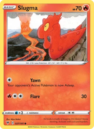 Slugma #27 · Vivid Voltage Pokémon card