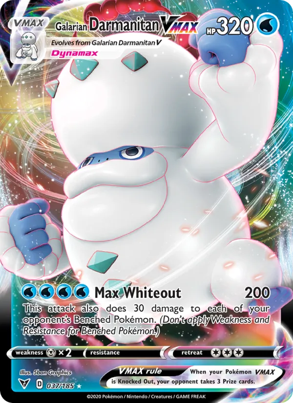 Galarian Darmanitan VMAX full card art