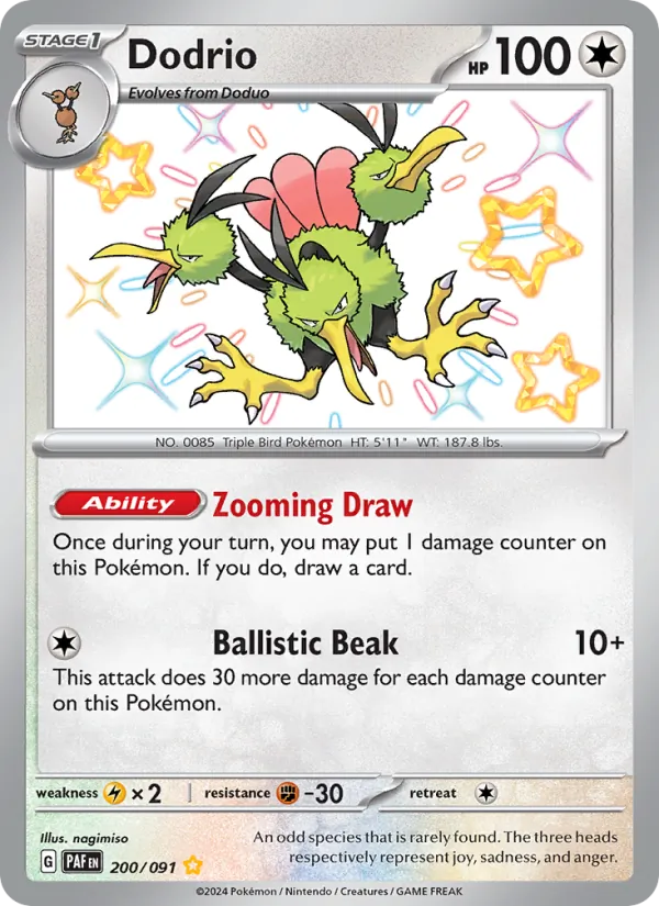 Dodrio full card art