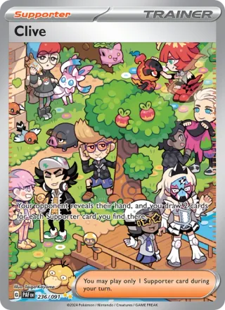 Clive #236 · Paldean Fates Pokémon card