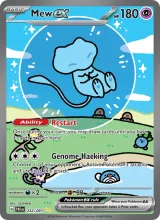 Mew ex · Paldean Fates Pokémon card