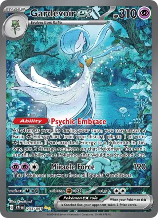 Gardevoir ex #233 · Paldean Fates Pokémon card