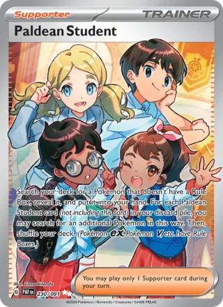 Paldean Student #230 · Paldean Fates Pokémon card