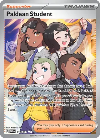Paldean Student #231 · Paldean Fates Pokémon card
