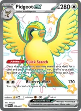 Pidgeot ex · Paldean Fates Pokémon card