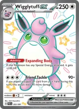 Wigglytuff ex #222/91 · Paldean Fates Pokémon card