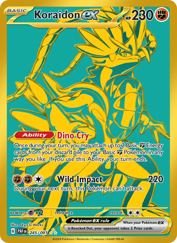 Koraidon ex full card art