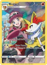 Braixen · Silver Tempest Trainer Gallery Pokémon card