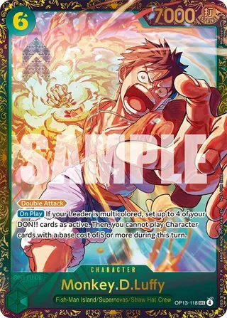 Monkey.D.Luffy (Treasure Cup March 2026) #OP13-118-treasure-cup-march-2026 · One Piece Promotion Cards One Piece card