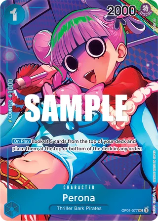Perona (Championship 2024 Finalist Card Set) #OP01-077-championship-2024-finalist-card-set · One Piece Promotion Cards One Piece card