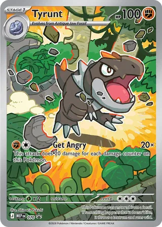 Tyrunt #070 · MEP Black Star Promos Pokémon card
