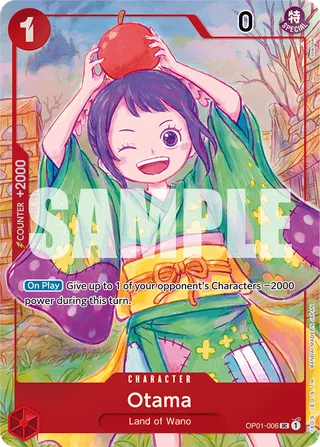 Otama (Judge) #OP01-006-judge · One Piece Promotion Cards One Piece card