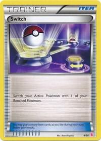 Switch #4 · XY trainer Kit (Sylveon) Pokémon card
