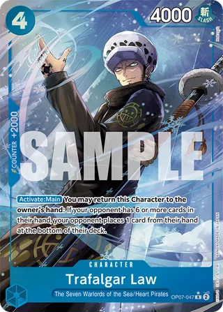 Trafalgar Law (Parallel) #OP07-047-parallel · 500 Years in the Future One Piece card