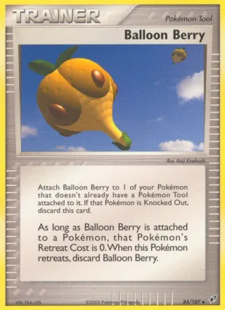 Balloon Berry #84 · Deoxys Pokémon card