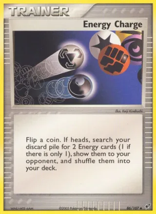 Energy Charge #86 · Deoxys Pokémon card