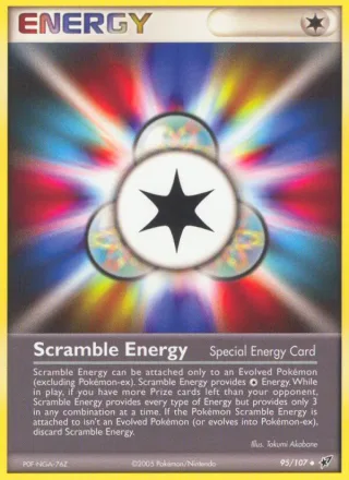 Scramble Energy #95 · Deoxys Pokémon card