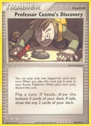 Professor Cozmo's Discovery #90 · Deoxys Pokémon card