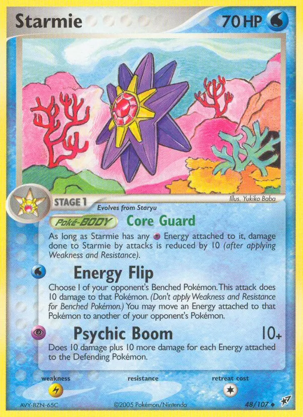 Starmie full card art