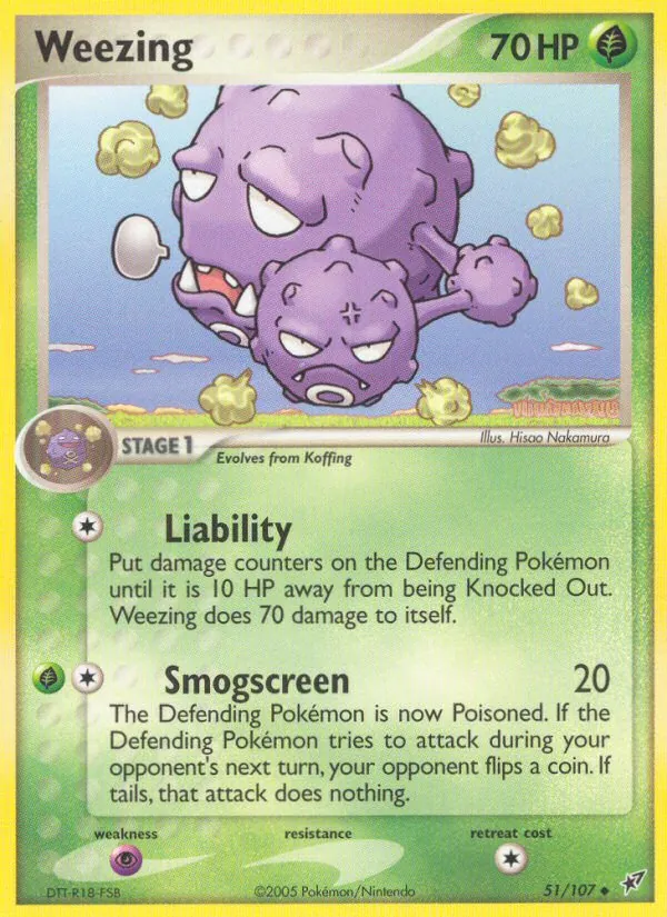 Weezing full card art
