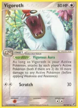 Vigoroth · Deoxys Pokémon card
