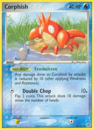 Corphish #57 · Deoxys Pokémon card
