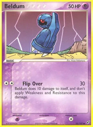 Beldum #55 · Deoxys Pokémon card