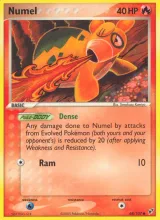 Numel · Deoxys Pokémon card