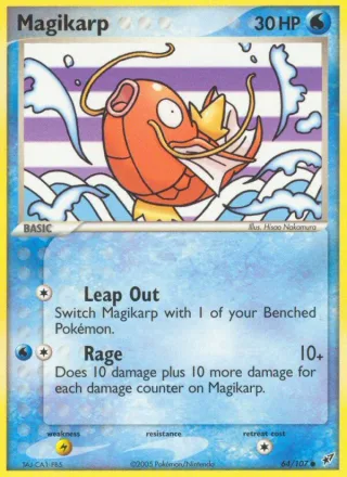 Magikarp #64 · Deoxys Pokémon card