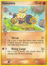 Makuhita · Deoxys Pokémon card
