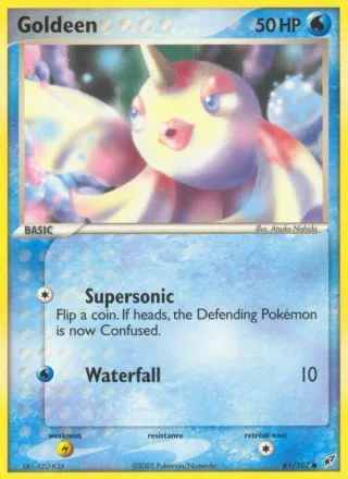 Goldeen #61 · Deoxys Pokémon card