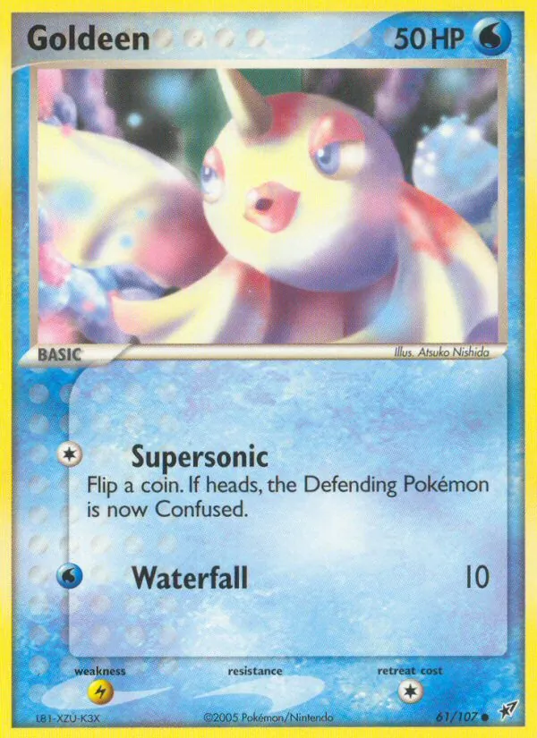 Goldeen full card art