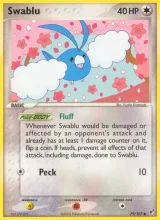 Swablu · Deoxys Pokémon card