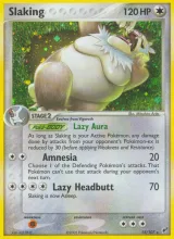 Slaking · Deoxys Pokémon card