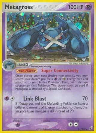 Metagross #11 · Deoxys Pokémon card