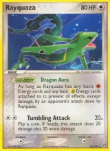 Rayquaza #22/107 · Deoxys Pokémon card