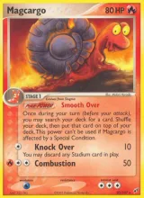 Magcargo · Deoxys Pokémon card