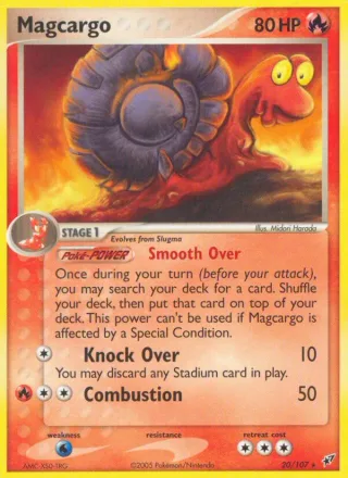 Magcargo #20 · Deoxys Pokémon card