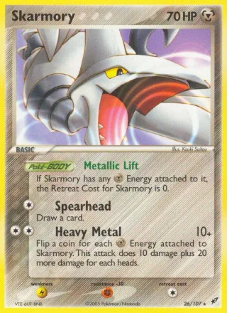 Skarmory #26 · Deoxys Pokémon card