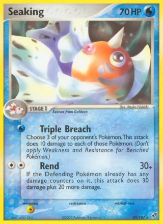 Seaking #24 · Deoxys Pokémon card