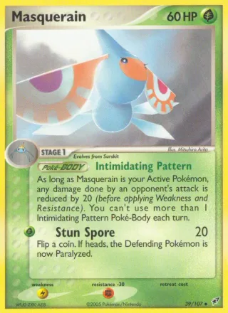 Masquerain #39 · Deoxys Pokémon card