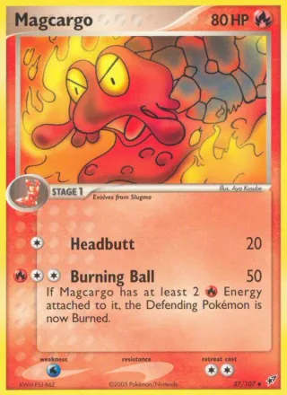 Magcargo #37 · Deoxys Pokémon card