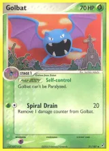 Golbat · Deoxys Pokémon card