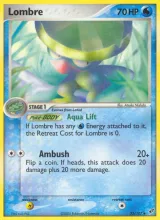 Lombre · Deoxys Pokémon card