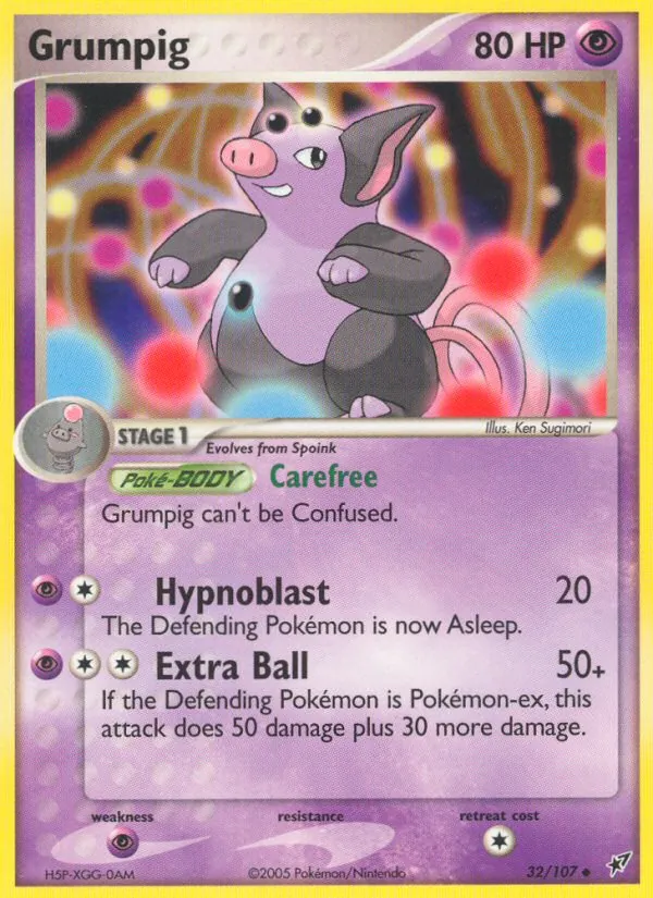 Grumpig full card art