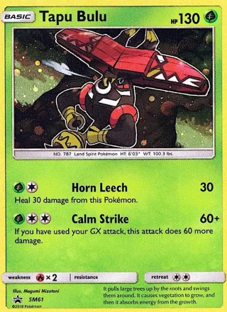 Tapu Bulu #SM61 · SM Black Star Promos Pokémon card