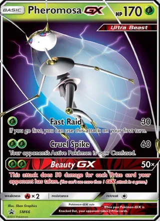 Pheromosa GX #SM66 · SM Black Star Promos Pokémon card