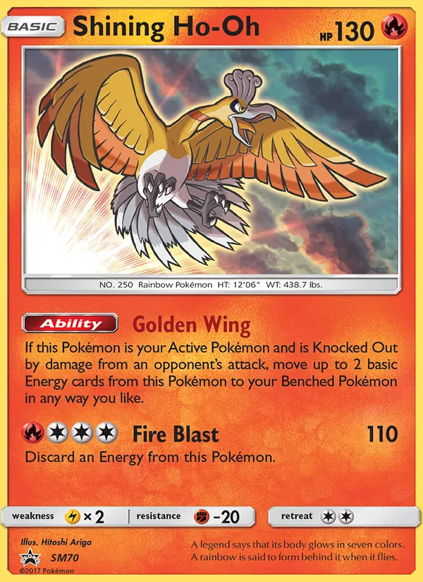 Shining Ho-Oh full card art