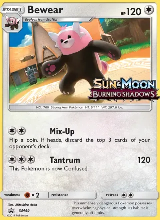 Bewear #SM49 · SM Black Star Promos Pokémon card