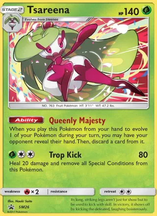 Tsareena #SM26 · SM Black Star Promos Pokémon card